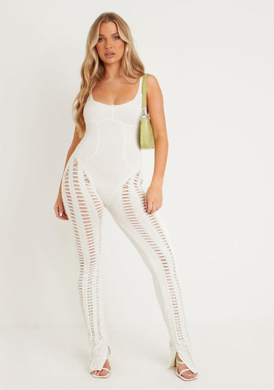 Roxy Jumpsuit mit gestrickter Kragennaht