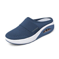 Meike | Damen Slip-On Sneaker mit Luftkissensohle – Blau