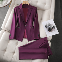 Melanie | Elegantes Anzug-Set mit Blazer – Lila