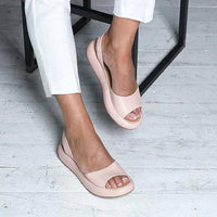 Orla | Orthopädische Damensandalen mit Fußbett – Rosa