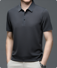 Jason | Kurzarm Polokragen Poloshirt – Grau
