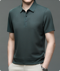 Jason | Kurzarm Polokragen Poloshirt – Dunkelgrün