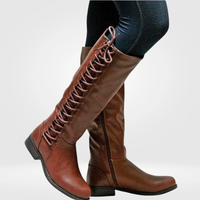 Mia | Orthopädische Komfort Stiefel – Braun
