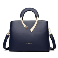 Heidi-Mode | Michaela Handtasche mit Handyfach und Vielseitigem Steckfach Innenraum – Blau