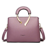 Heidi-Mode | Michaela Handtasche mit Handyfach und Vielseitigem Steckfach Innenraum – Taro lila
