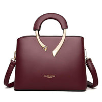 Heidi-Mode | Michaela Handtasche mit Handyfach und Vielseitigem Steckfach Innenraum – Wein