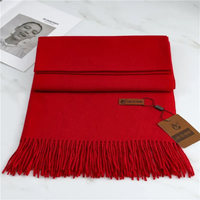 Mila | Warmer Kuscheliger Winter-Schal – Rot