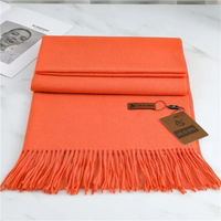 Mila | Warmer Kuscheliger Winter-Schal – Orange