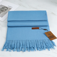 Mila | Warmer Kuscheliger Winter-Schal – Blau
