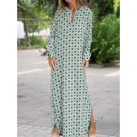 Sanddie - Anmutiges atmungsaktives Sommerkleid – Grün