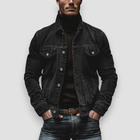 CYRUS - RETRO-CORDJACKE – Schwarz