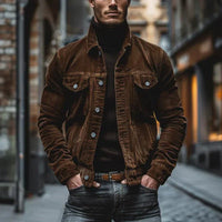 CODY | RETRO KORDJACKE – Braun