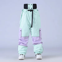 Unisex Hose | Durchgehender Schnitt Frontreißverschluss Funktionsform – Grün