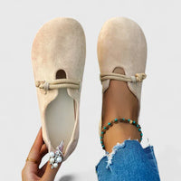 Nora | Orthopädische Slipper mit anatomischem Komfort und zeitlosem Stil – Beige