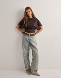 Sophie | Schlichtes Oberteil Damen für stilvolle Looks – Braun