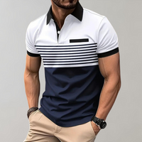 Moderne weiche Sommer-Polo-Shirt – Weiß