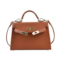 Moderne Designer-Handtasche für Damen | Klein – Braun