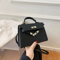 Moderne Designer-Handtasche für Damen | Klein – Schwarz