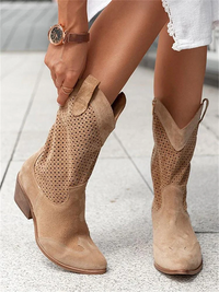 Modische Cowboystiefel für Damen | Cowboy – Braun