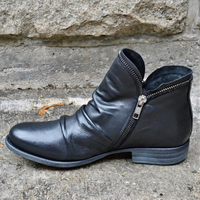 Modische Damenstiefeletten | Bequeme – Schwarz
