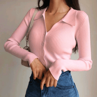 Marisse Ribbed Top – Blush Pink