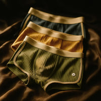 Max | Iconic Ferran Herren Boxershorts klassisch – Grün / Gelb / Blau