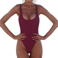 Badeanzug für Damen - Stark figurformender Sommer-Badeanzug – Rot