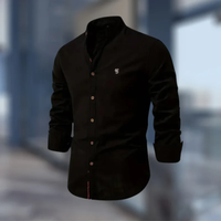 Moritz | Herren Langarmshirt Vielseitig – Schwarz