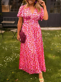 MARLENE | DAS BLUMENKLEID – Rosa