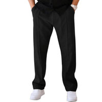Adonis Weitbeinige Hose – Schwarz
