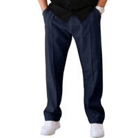 Adonis Weitbeinige Hose – Dunkel Blau