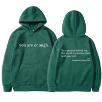 Unisex Kapuzenpullover mit Kängurutasche | Kapuze mit Kordelzug – Grün