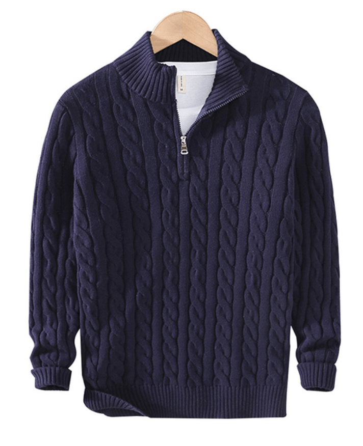 Anton Kabelstrickpullover