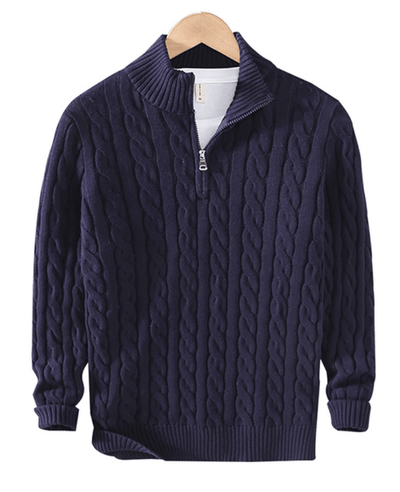 Anton Kabelstrickpullover
