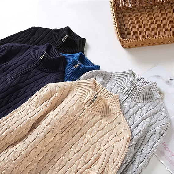 Anton Kabelstrickpullover
