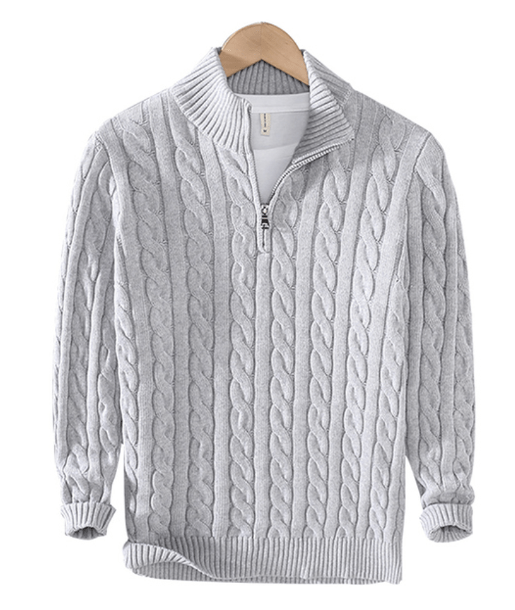 Anton Kabelstrickpullover