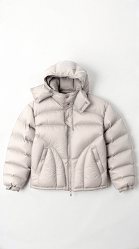 Ariyan Winterjacke mit Kapuze – Khaki
