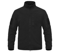 Atlas Stehkragen-Jacke – Schwarz