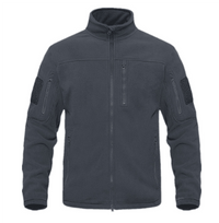 Atlas Stehkragen-Jacke – Dunkelgrau