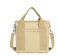 Belleann Canvas-Tragetasche – Beige