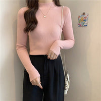 Birmadeth Strickpullover im Slim-Fit-Stil – Rosa