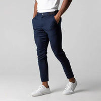 Hose Herren | Chinohose Mit Schmalem Bein – Blau