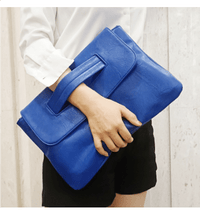 Caitlin Rechteckige Handtasche – Blau