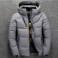 Colden Kapuzen-Winterjacke – Hellgrau