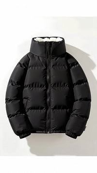 Cyrusteem Winter-Pufferjacke – Schwarz