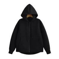 Devorra Lässiger Hoodie – Schwarz
