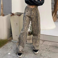 Ellinor Jeans mit Leopardenmuster – Leo-Muster