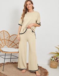 Eloise Loungewear-Set – Aprikose