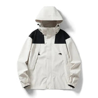 Enzo Leichtgewichtige Jacke mit Kapuze – Weiß