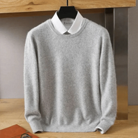Ernest Fuzzy-Strickpullover – Grau